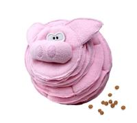 Genérico Dog Treat Ball, Interactive Pet Food Pad, Training Foraging Toy, Fun Dog Puzzle, 7.09x7.09 Inches for Home and Outdoor Use, Enhances Pet Engagement Pink