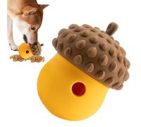 Genérico Dog Treat Dispenser Toy, Acorn Shape Dog Food Ball & Interactive