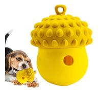 Genérico Dog Treat Dispenser Toy, Acorn Shape Dog Food Ball & Interactive | Puppy Toy, Boredom Buster for Dogs, Training, Teeth Cleaning, Chewing Fun, Indoor Outdoor Play, Small Medium Large Dogs, Pet