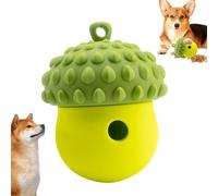 Genérico Dog Treat Dispenser Toy - Acorn Shape Interactive Dog Ball | Dog Food Dispenser Acorn Shape Interactive Toy Ball For Puppy Training Teeth I Q Games Boredom Relief Playing