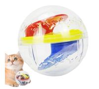 Generico Dog Treat Dispensing Ball, Automatic Feeding Pet Kitten Puppy Treat Dispenser, 3.94 Inches Slow Feeder Figure Indoor Outdoor, Bored Dogs Companion for Bedroom, Bedroom Courtyard Interactive
