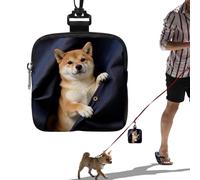 Genérico Dog Treat Pouch,Cute Puppy Pattern Snack Dispenser | Dog Snack Bag for Pet Training | for Small Medium Large Breed Travel Hiking Picnic Walking Jogging Outdoor