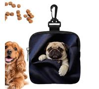 Generico Dog Treat Pouch - Portable Puppy Food Carrier Waist Pack | Pet Training Treat Holder | for Walking Camping Road Trip Outdoor Travel Beach, Cute Pattern Design, Convenient Feeding Accessory