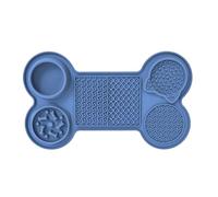 Generico Dog Treat - Stable Puppy Licking Mats,Silicone Pet Feeding Pad Various Texture Designs for Healthy Eating Habits, Six-in-1 Partition Design Suitable for Other Pets, Doggy, Cat
