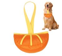 Genérico Dog Treat Toy, Orange Segment Sniffing Toy, Bite-Resistant Dog Training Chew, Interactive Activity Midget For Small, Medium, and Large Dogs, Durable and Fun, 19x10x9cm, Healthy