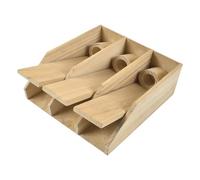 Genérico Dog Treat Toy, Piano Keyboard, Wooden Puzzle Treat Dispenser Slow Feeding, Leaking Chewing for Promotes, Slow, Eating, Food, Indoor, Playing, Training 8.66x10.63x3.94 Inches