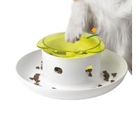 Genérico Dog Treat Toys, Slow Feeder Interactive Food Dispenser, Effortless Hygiene Management, Press Design Games Bowl Device Feeders For Indoor and Outdoor Feeding, 10.24x10.24x4.33 Inches