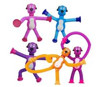 Genérico Dog Tube Toy, Stress Relief Suction Cup Toy, Dog Pop Tubes, Telescopic Dogs Toys, Portable Sensory Plays Fidget, Expandable Interactive Party Favors for Pets