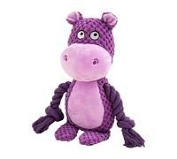 Genérico Dog Tug of War Toy - Interactive Squeaky Plush Chew Toy with Rope, Animal-Inspired Monkey/Deer/Dog Training Gear | Durable Fetch & Pull For Small To Medium Dogs, Indoor & Outdoor Play