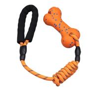 Genérico Dog Tug Toy - 5.71 Inches, Rope Chew Toy, Interactive Training Toys | Bone Shaped Tugger, Pet Enrichment Toys, For Teething Puppies, Aggressive Chewers, Fetch and Outdoor Play