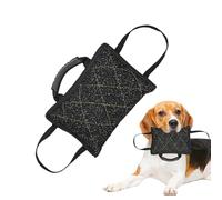 Genérico Dog Tug Toy Pillows, Interactive Bite Pad, 10.63x7.87 Inches, User-Friendly Grip Design, Tear-Resistant Material, Engaging Tug-of-War Training for Pet Medium, Large, Puppy Use