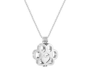 Genérico Dog Urn Necklace - Loss Memorialization Pendant for Home Display | Cylindrical Ash Reservoir with Precision Threading & Reinforced Curb Chain for Grief, Mourning and Daily Wear