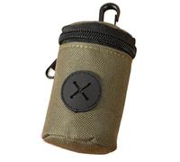 Genérico Dog Waste Bag Holder, Portable Pet Cleanup Dispenser, Easy Access Training Waste System, Strong Clip Carry Container, Minimal Utility Design Style for Home Camping Use