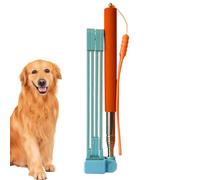 Genérico Dog Waste Scoopers, Dogs Pick Up Pooper Scooper, 8.07x1.77x1.18 Inches Telescopic Long Handle Cleaning Tools with Trash Bag, Pet Supplies Waste Removal Solution for All Breeds