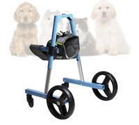 Genérico Dog Wheelchair Front Legs for Pet Leg Brace and Hip Support, Lightweight & Adjustable Pet Wheel Chair with Front Limb Walking Recover Mobility Aids for Small/Medium/Large Dogs(L)