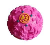 Genérico Dog Wobble Ball - Enamel Interactive Dog Snuffle Ball with Giggle Sounds, Enamel Interactive Slow Feeder Balls, Creative Teething Balls Toys with Giggle Sound For Cleaning Teeth Teething
