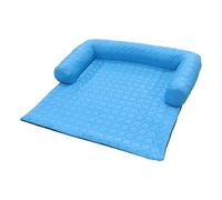 Genérico Dogs Cooling Mat, U Shape Pillow Pet Bed, Non Slip Washable Cool Pad, Soft Sleeping Mat for Small Medium Breed, Puppy, Kitten, Crate, Kennel, Indoor Use, 29.13x29.13 Inches