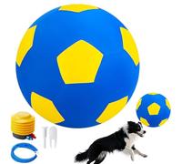 Genérico Dogs Herding Ball - Large Durable Exercise Toy, Heavy Duty Push Training Ball for Outdoor Play, Dog Herding Instinct Enrichment Toy for Yard Park Training Active Dogs Fitness