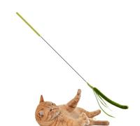 Genérico Dogtail Grass Cat Teaser Toy - Interactive Wand Toy with Flexible Steel Wire | Extra Long Plush Rod, Indoor Cat & Kitten Entertainment Exercise(ABS + Polyester)