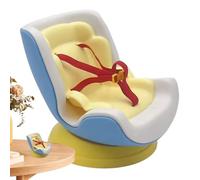 Genérico Doll Car Seat Air Vent, Plush Safety Seat Toy, Small Stuffed Carseat, Air Vents Decoration, Cute Desktop Ornament 3.74x4.72x3.94 Inches For Truck Sedan RV, Interior Accessory