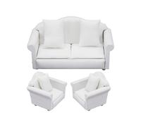 Genérico Doll Couch - Doll House Furniture Pretend Toy, Miniature Sofa Dolls House, Furniture Couch, DIY Dol Houses Toys Sofa Furnitures Toys Dolls Accessories Pretend Play Toy For Girls Boys