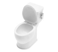 Genérico Doll House Toilet, Doll House Decor Toilet Bowl, Miniature Room Decor Toilet, Miniature Toilet with Flushing Sound, Furniture, Accessories