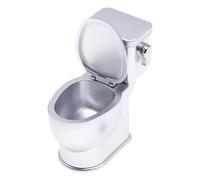 Genérico Doll House Toilet, Doll House Decor Toilet Bowl, Miniature Room Decor Toilet, Miniature Toilet with Flushing Sound, Furniture, Accessories