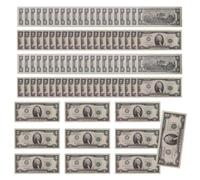 Genérico Dollar Bill Banknote, Movie Prop Money, Fake Currency Set, Safe Pretend Play Money, Educational Toy, Realistic Design, Ideal para niños, adolescentes, adultos, role Plays Use, Birthdays