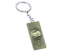 Genérico Dollar Bill Keychain - Small Backpack Charm, Creative Ring, Handbag Pendant, Stylish Holder, Fun Accessory, Trendy Practical Design | Purse Bag Use, Perfect Backpack Gift Accessory