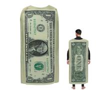 Genérico Dollar Costume - Realistic Outfit Hilarious Attention-grabbing