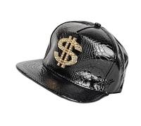 Genérico Dollar Sign Baseball Hat - 56-60cmComfortable Baseball Hat with Dollar Sign, Rapper Headwear Women Men Fashionable 80s Hats For Beach, Running, Street Dancing, Outdoor