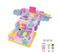 Genérico Dollhoúse Miniature - 7.48 Inches Mini Dollhoúse Playset | Pretend Play Building Playset Toys - Miniature House Build It Yourself for Adults, Colourful Surprise Castle Kit with Figures Keys