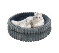 Genérico Donut Dog Bed - Matel De Abrazadera De Gato De 20 Pulgadas, Cojín De Algodón De Franela Lavable, Sofá para Dormir Extraíble | De Mascotas Suave para De Cachorros Gatos Perros Cubi