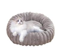 Genérico Donut Dog Bed - Soft Plush Cat Bed with Round Shape and Raised Edges, Comfortable Resting Spot for Small Pets, Pet Beds for Small Dogs and Cats, Machine Washable with Non Slip Base