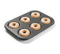 Genérico Donut Mold - 6 Hole Carbon Steel Pan | Heat Resistant Baking Tray