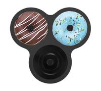 Genérico Donut Pan - Silicona Tray for Air Fryer | Heat Resistant Non Stick with Flexible Frame & Resilient Core Sl or Cake, Cookie, Snack and Morning Breakfast Prep Kitchen Gadgets