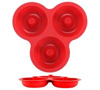 Genérico Donut Pan Silicone Tray, Silicone Donut Pans, 12 Cup Baking Mold, Heat Resistant Molds, Nonstick Maker for Cake Cookie Snack Cooking, Reusable Pan for Kitchen Party Holiday Birthday Baking