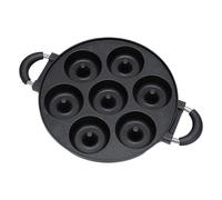 Genérico Donut Pans For Baking - 7 Holes Non-Stick Aluminum Pans | Baking Donut Maker Mold | For Airfryer Oven Bake Cooking Frying Bakers Breakfast Home Reposteria Kitchen Bakeware
