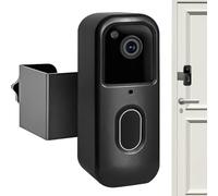 Genérico Door Bell Mount - Adjustable No Drilling Bracket | Anti-Theft Video Door Bell Holder for Businesses, Home, Dorm, Hotel, Apartment, Rental, Women, Men, Office, Indoor Outdoor Use