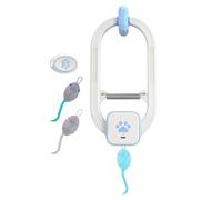 Genérico Door Cat Toy - Automatic Kitten Chewing Supplies, Feline Training Tool, with Easy Handling | Hangable Cat Teaser Toy for Trainers, Animal Lovers, Apartment, Bedroom, Living Room, Study, H