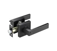 Genérico Door Handle - Lockset Control for Privacy | Aluminum Alloy Lever Styling with Anti Slip Grip & Quiet Rotation Mechanism for Office Access, Bathroom Use, Bedroom Entry and Household Safety