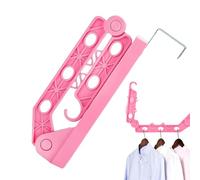 Generico Door Hanger - ABS, 5,9 x 9,05 x 8,66 in Travel Hanger Foldable Over-Door Hook Tool-Free Installation | Space-Saving Portable Organizer, Doors Hook Rack For RVs, Doors, Bedrooms, Bathrooms