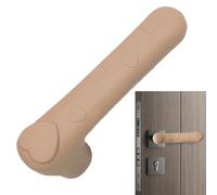 Generico Door Knob Cover, Door Pull Covers, 5.31x1.97 Inches Heart Pattern Silicone, Anti-Collision Baby Protector for Flat Square Levers, Home Bedroom Bathroom Winter Handle Glove