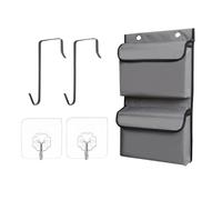 Genérico Door Organizer - Back of Door Storage | Shelf Hanger Waterproof Dispenser Rack | Waterproof Storage Bag with Lid Wall-Mounted for Entryway Laundry Pantry Closet Bathroom Nursery Kitchen