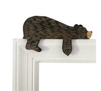 Genérico Door Topper Wall Decor - Typical Feature, Handcrafted Wooden Bear Door Topper, Cute Rustic Horizontal Wall Accent Sign| Nature Themed Long Tail Cabin Farmhouse Decor Housewarming