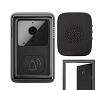 Genérico Doorbell Camera, Smart WiFi Doorbell, High Definition Night Vision Equipment Adhesive Mount, Perfect for Renters, Homeowners, and Parents with Children Seeking Secure Home Monitoring