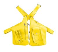 Genérico Doppel-Schultertasche Im Holster-Stil - Chest Bag Für Festival & Alltag | PVC Umhängetasche Für Smartphone & Geldbeutel | Taktische Weste Taschen-Design (Verstellbar)