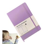 Genérico Dot Grid Notebook, Hardcover Leather Journal, A5 160 Pages, Waterproof Cover, Premium Quality Paper, for Notes, Work, School, Writing, Sketching, Bullet Journaling, (20.3 * 14.2 * 1.4cm)
