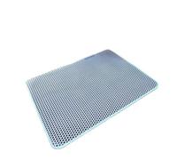 Genérico Double Layer Cat Litter Mat Waterproof Toilet Rug Tray Sandboxes For Carpet Accessories(Blue,30X30CM)