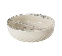 Genérico Double-Layer Nut Bowl - 9 Inch Odorless Plate | Snack Bowl with Phone Holder | Pet as Pc Fruit Holder - Drainage Dry Wet Separation Bowls with Phone Stand for Serving Snacks Fruits